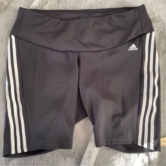 ✨ NWT Adidas 3-Stripes AEROREADY Shorts Black 4X Plus - Picture 1 of 13